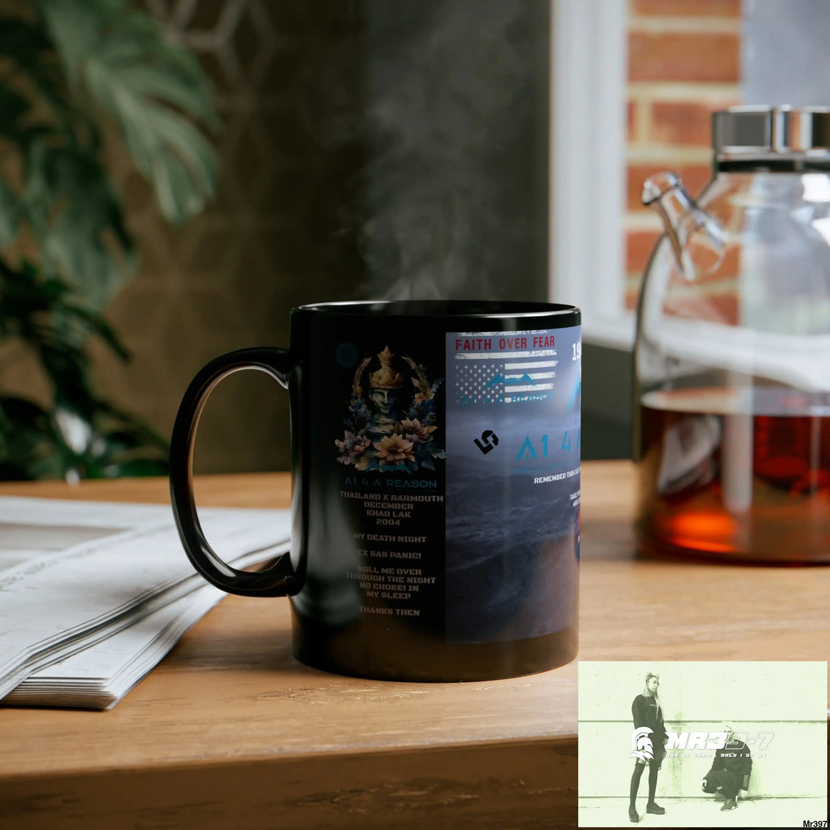 A1 4 A Reason Tactical SAS Roll over Death night 04/ 20X Strike B Done MT Snowdon 11oz Black Mug GB / Thailand/ Bermo
