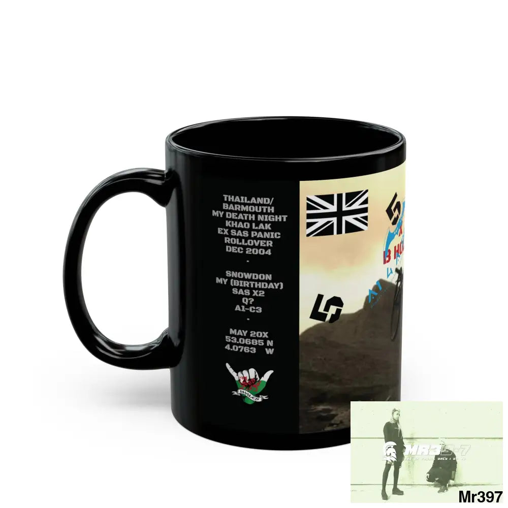 A1 4 A Reason Tactical SAS Roll over Death night 04/ 20X Strike B Done MT Snowdon 11oz Black Mug GB / Thailand/ Bermo