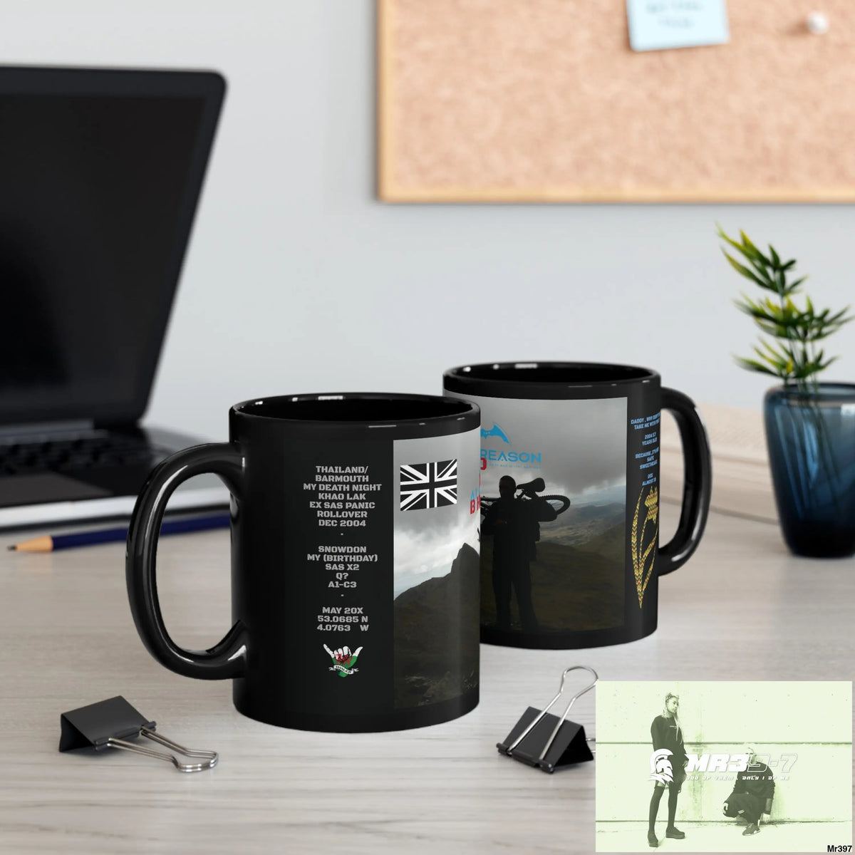 A1 4 A Reason Tactical SAS Roll over Death night 04/ 20X Strike B Done MT Snowdon 11oz Black Mug GB / Thailand/ Bermo