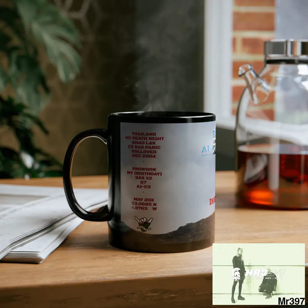A1 4 A Reason Tactical SAS Roll over Death night 2004 20X Strike B MT Snowdon 11oz Black Mug GB / Thailand/ Bermo