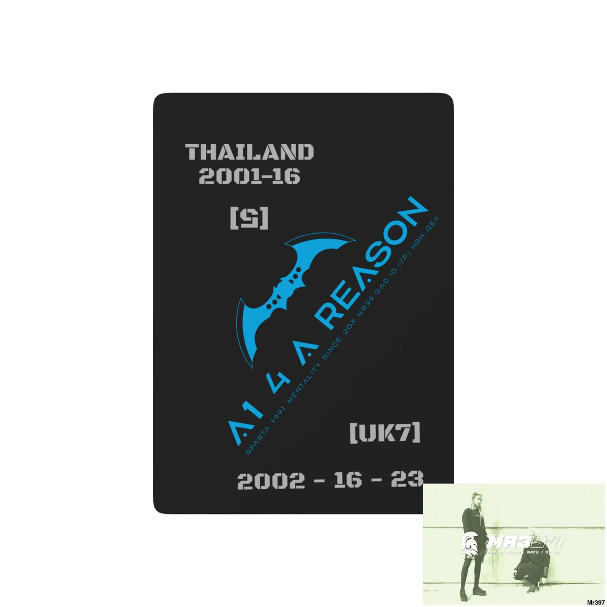A1 4 A Reason Thailand /UK Ltd Edition Custom Poker Cards 2.5’’ x 3.5’’ / White / Semi Glossy Paper products