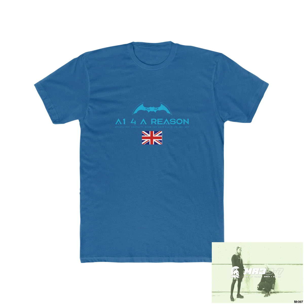 A1 4 A Reason & The Columbians Shrewsbury 2016 My Work 2022-23 - Men’s Cotton Crew Tee Solid Cool Blue / S T-Shirt