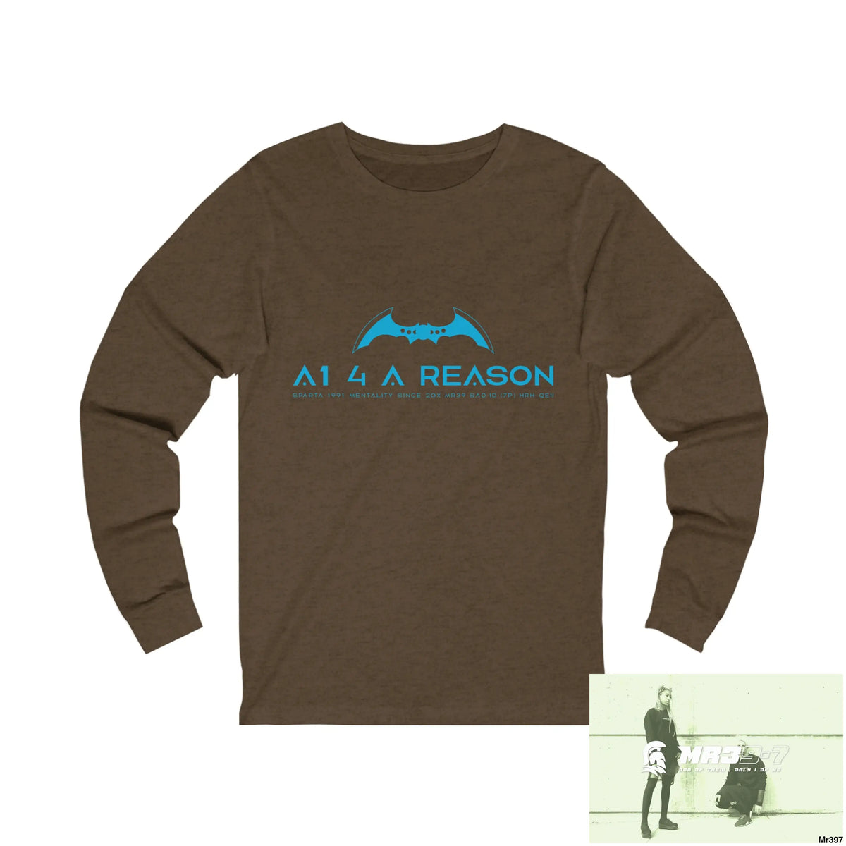 A1 4 A Reason Unisex Jersey Long Sleeve Tee S / Heather Brown Long-sleeve