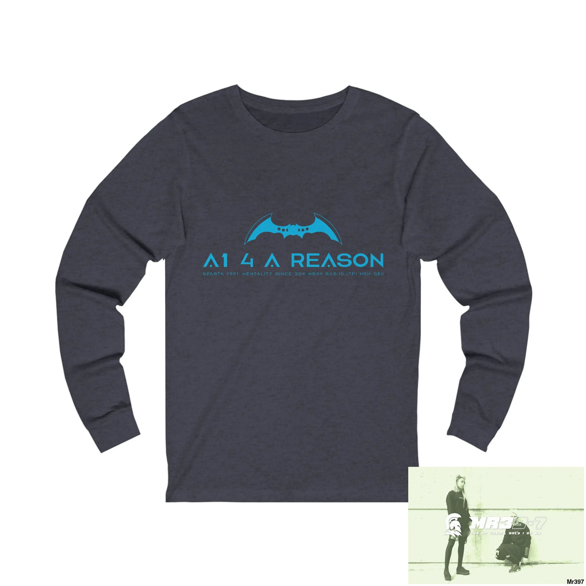 A1 4 A Reason Unisex Jersey Long Sleeve Tee S / Heather Navy Long-sleeve