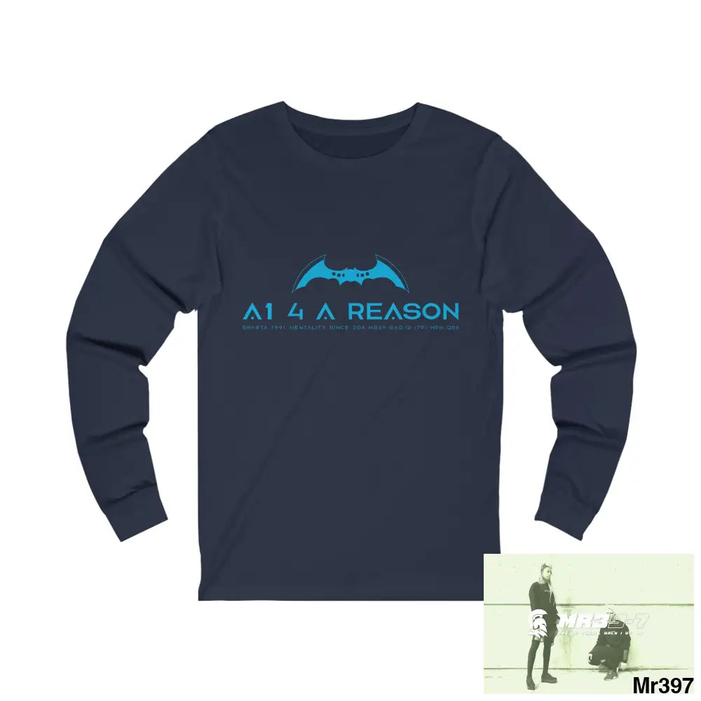 A1 4 A Reason Unisex Jersey Long Sleeve Tee S / Navy Long-sleeve
