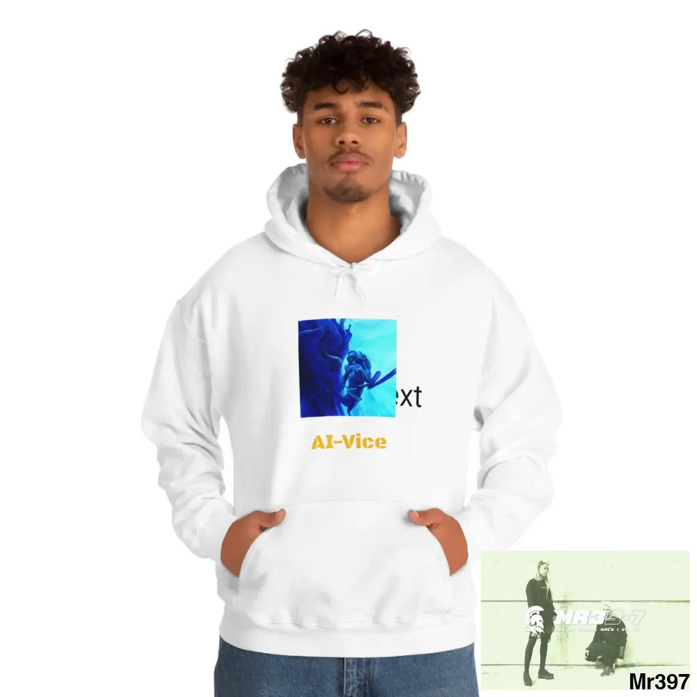 A1 4 Q & C 1 Penny Vigilante Dahab Heavy Blend™ Hooded Sweatshirt White / M Hoodie