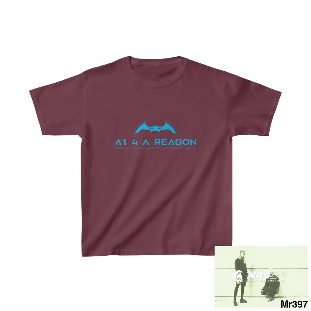 A1 4 Reason - Kids Heavy Cotton™ Tee XS / Maroon Kids clothes