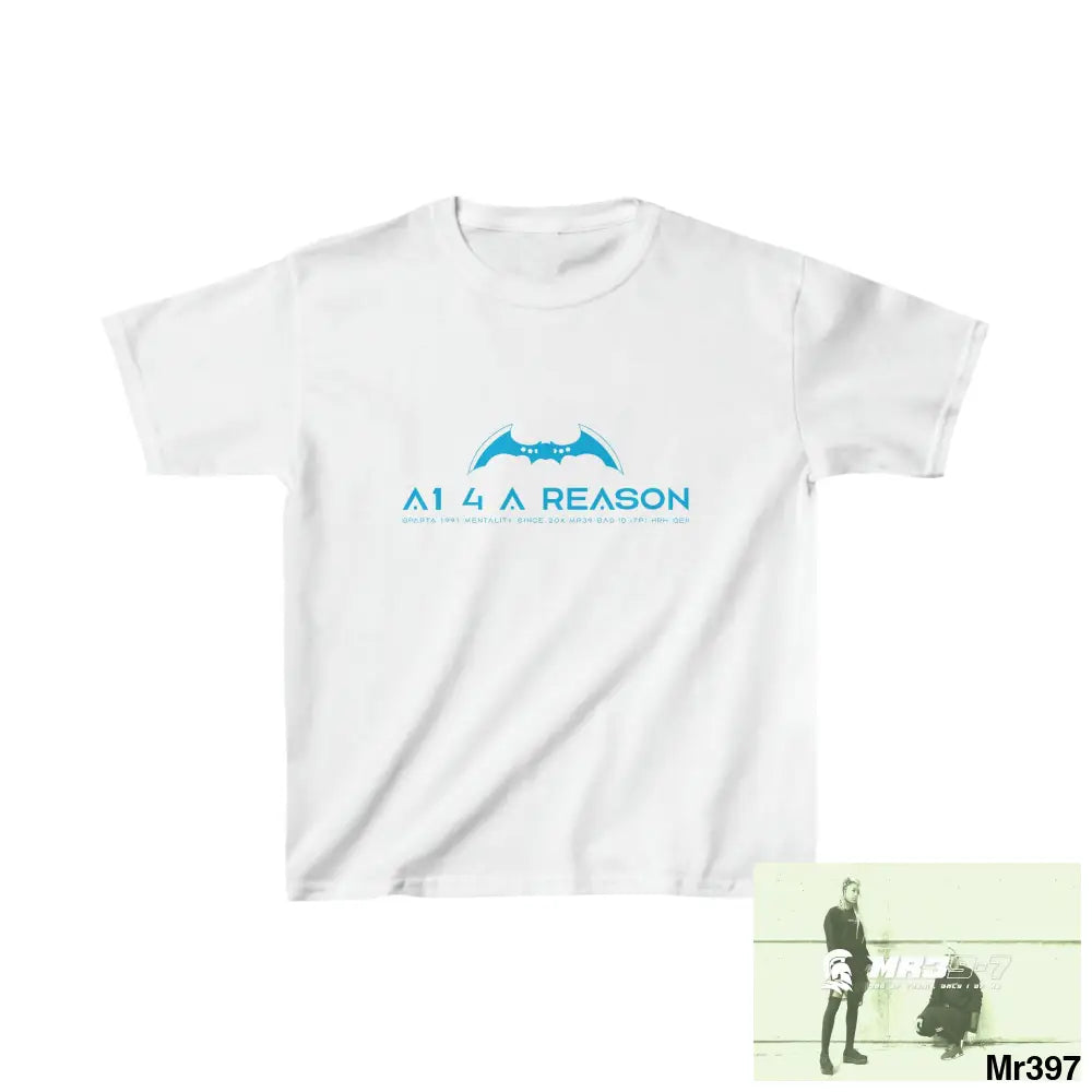 A1 4 Reason - Kids Heavy Cotton™ Tee XS / White Kids clothes