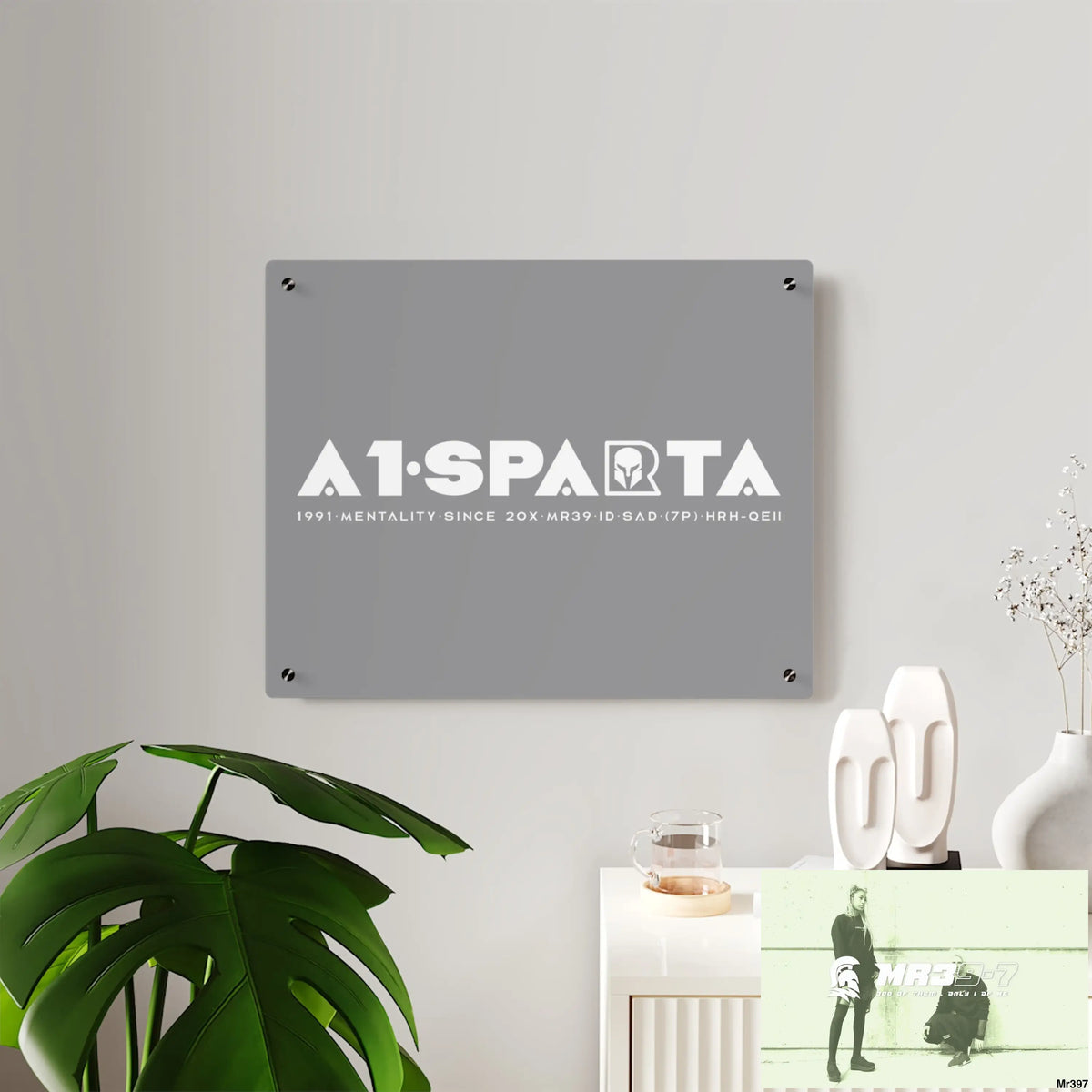 A1-Peace Sparta Acrylic Wall Art Panels Home Decor