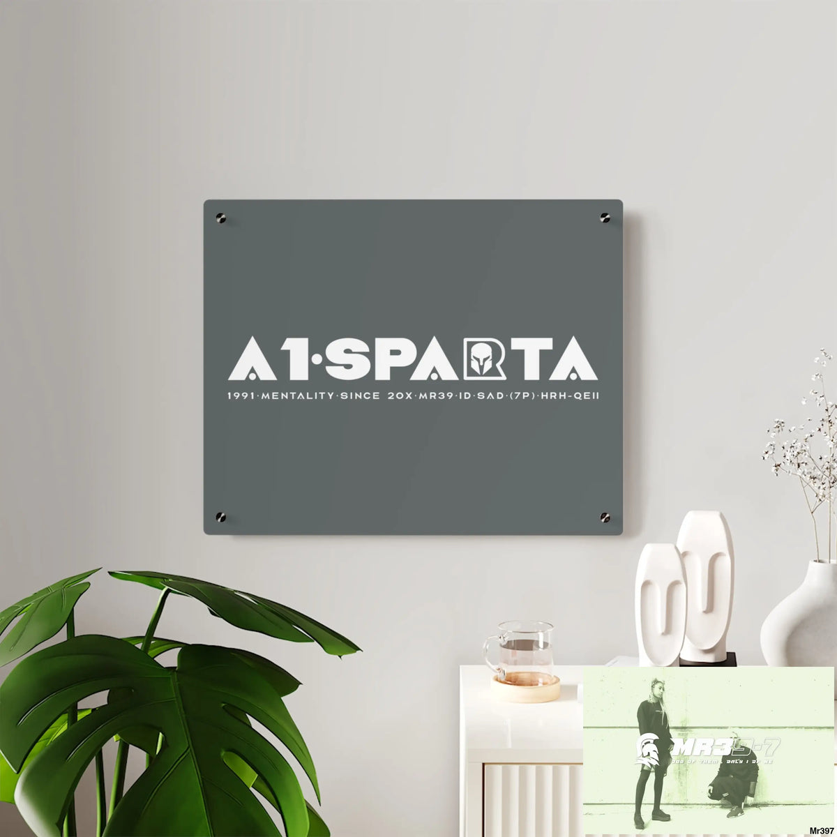 A1-Peace Sparta Acrylic Wall Art Panels Home Decor