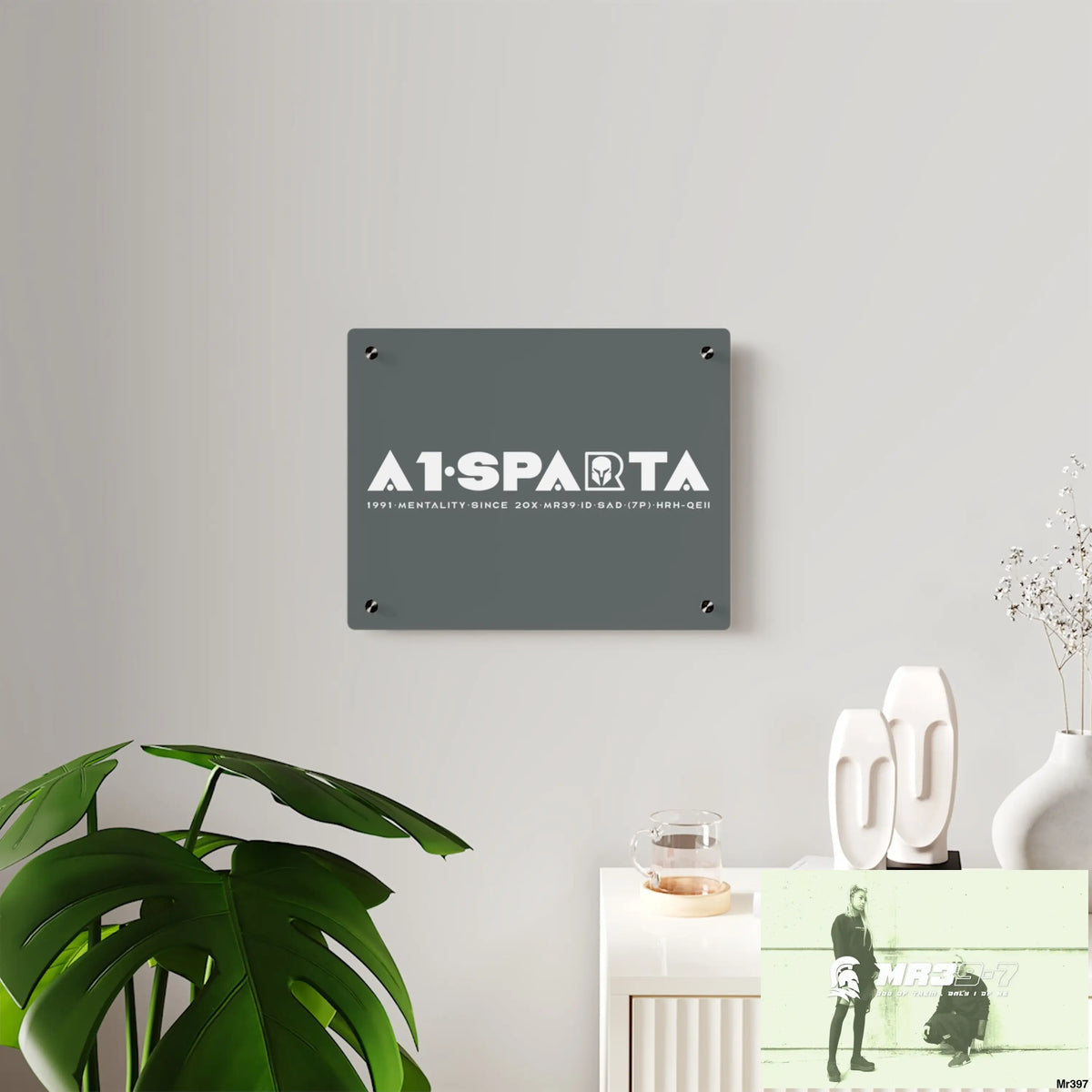 A1-Peace Sparta Acrylic Wall Art Panels Home Decor