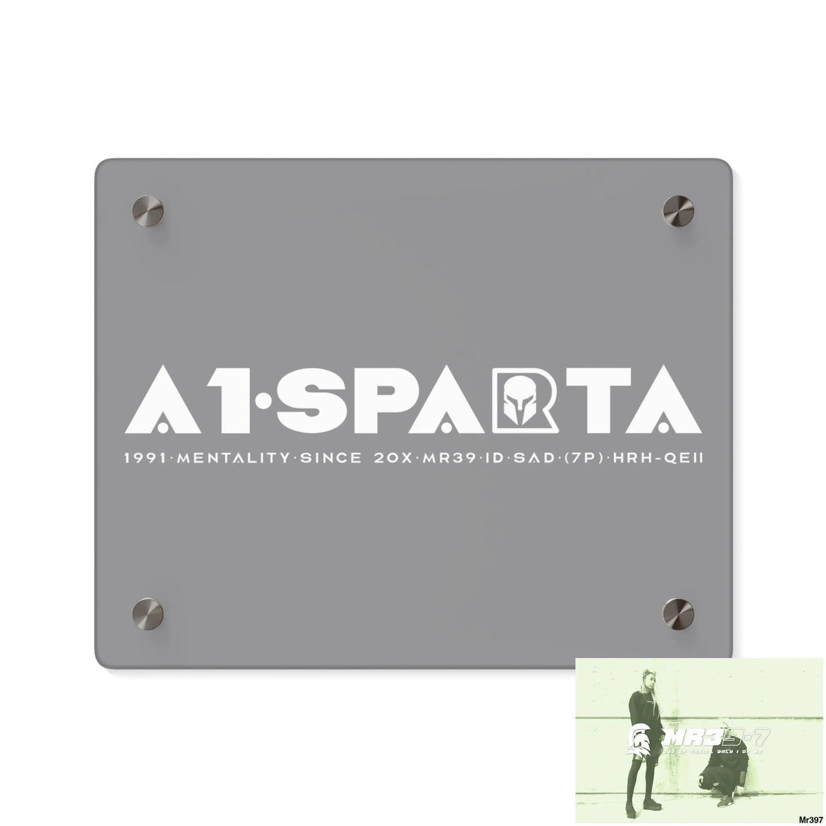 A1-Peace Sparta Acrylic Wall Art Panels 10″ x 8″ (Horizontal) / 0.25’’ Home Decor