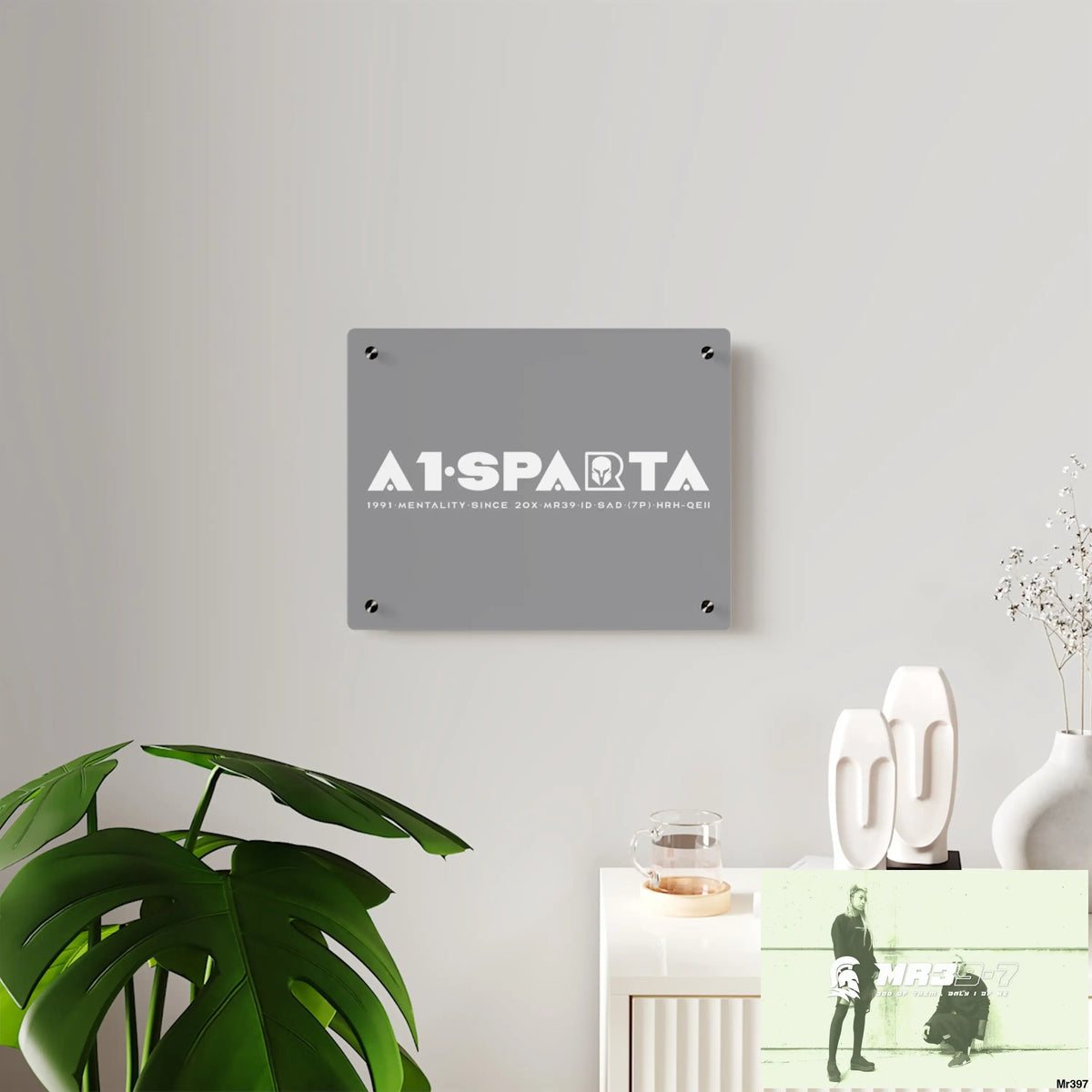 A1-Peace Sparta Acrylic Wall Art Panels Home Decor