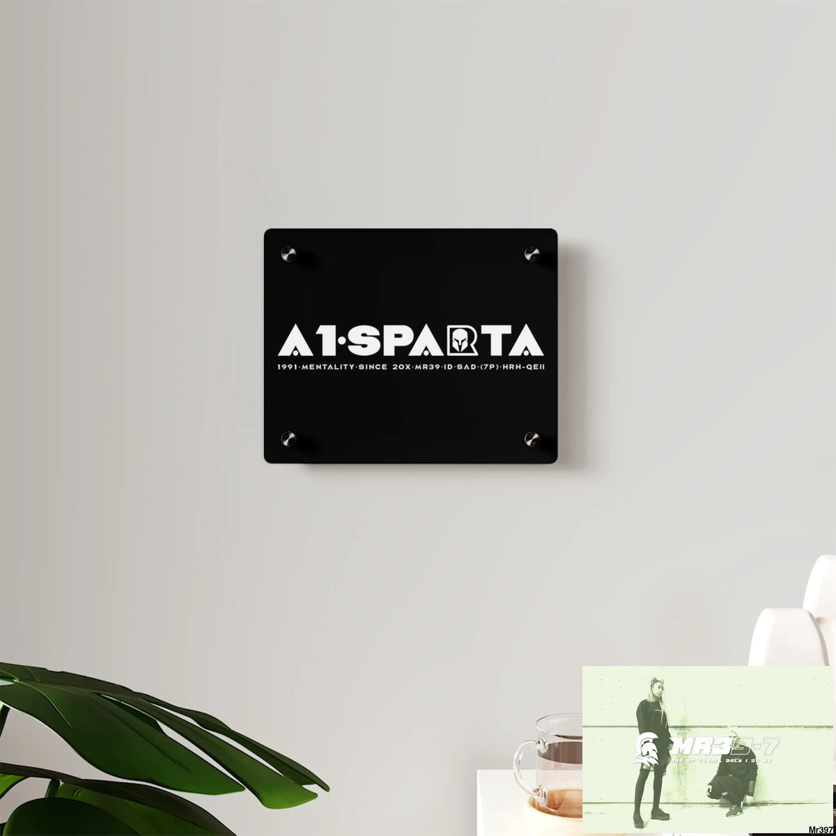 A1-Peace Sparta Acrylic Wall Art Panels Home Decor