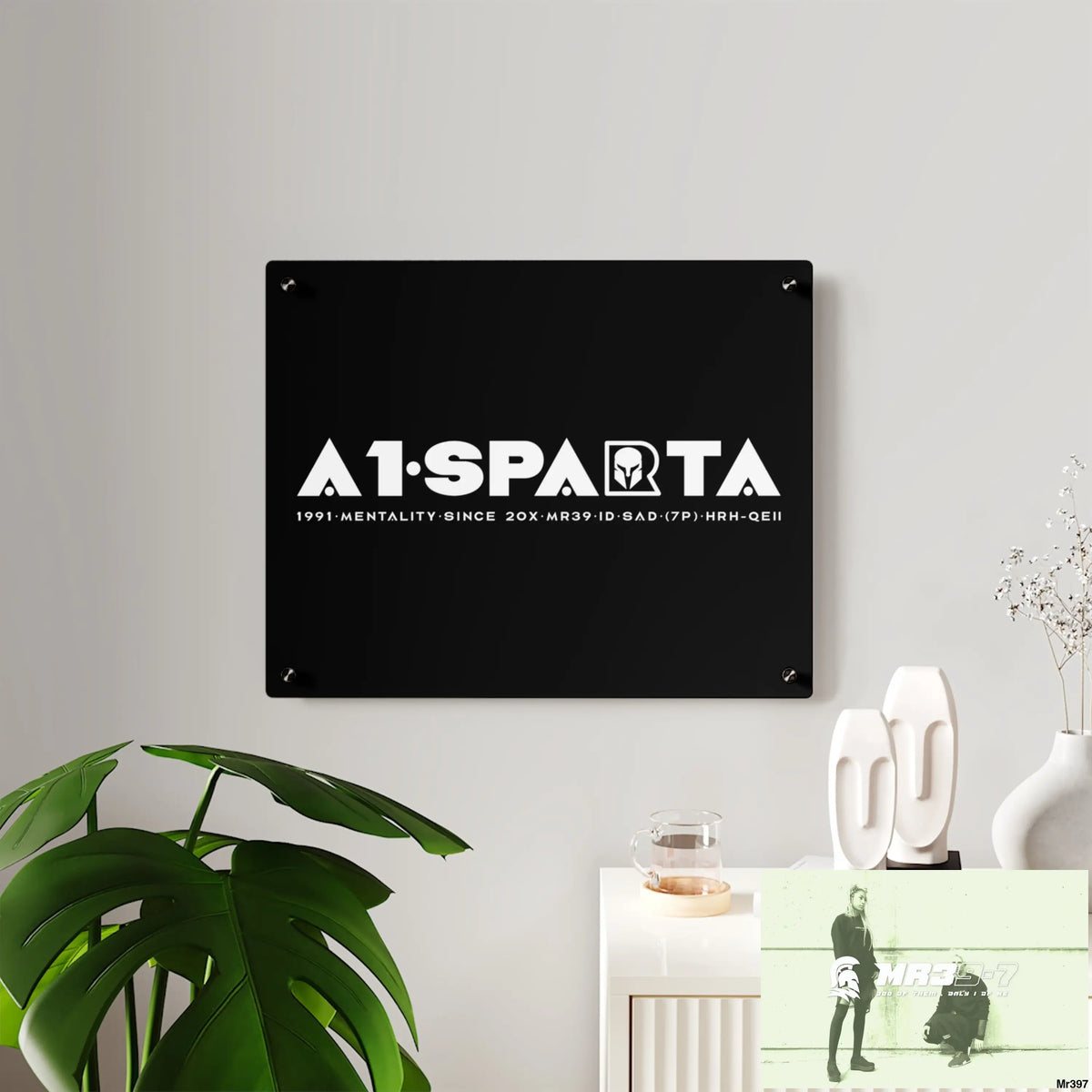 A1-Peace Sparta Acrylic Wall Art Panels Home Decor