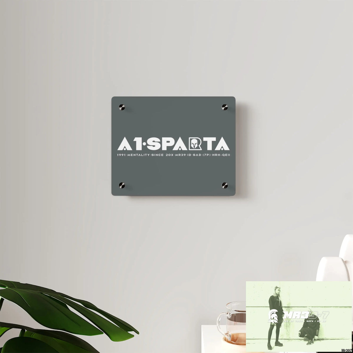 A1-Peace Sparta Acrylic Wall Art Panels Home Decor