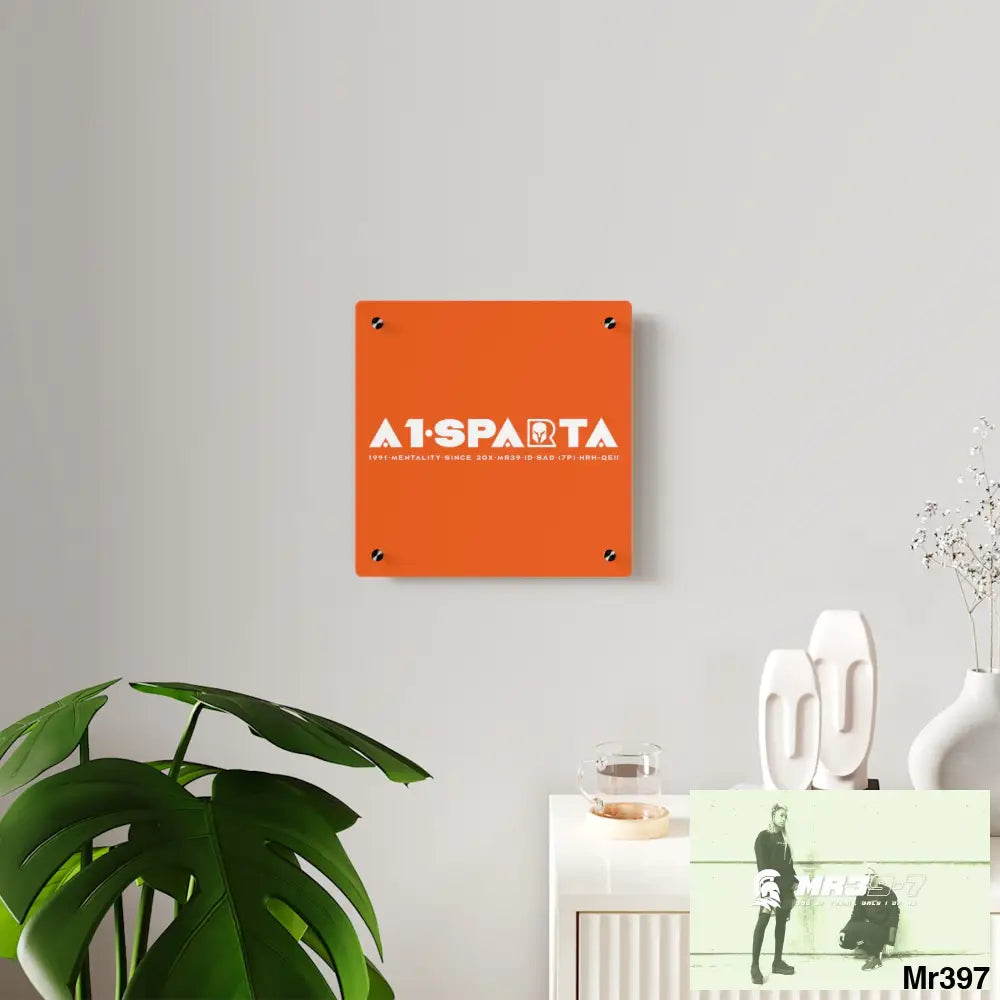 A1-Peace Sparta Acrylic Wall Art Panels Home Decor