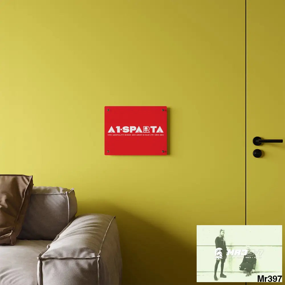 A1-Peace Sparta Acrylic Wall Art Panels Home Decor