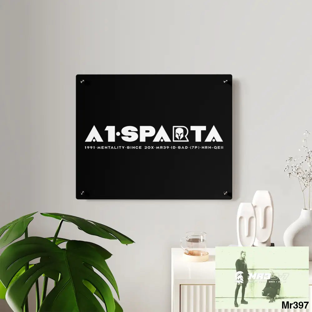 A1-Peace Sparta Acrylic Wall Art Panels Home Decor