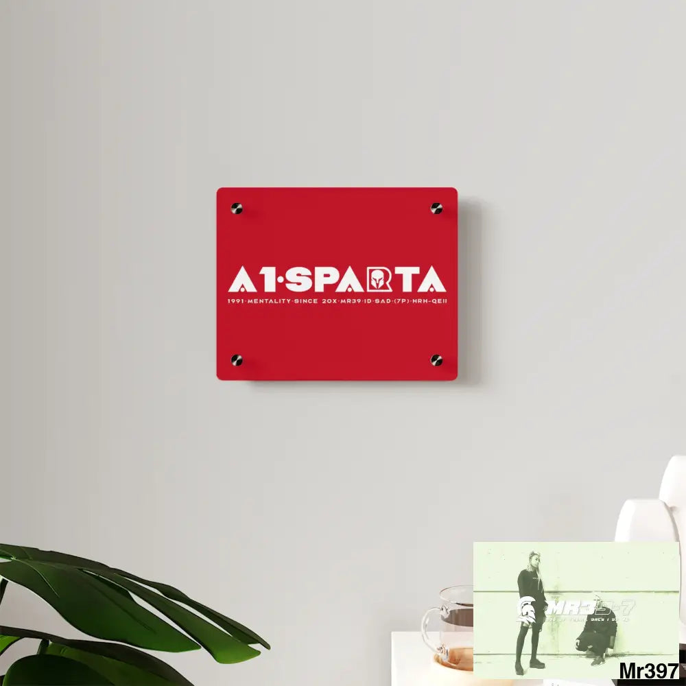 A1-Peace Sparta Acrylic Wall Art Panels Home Decor