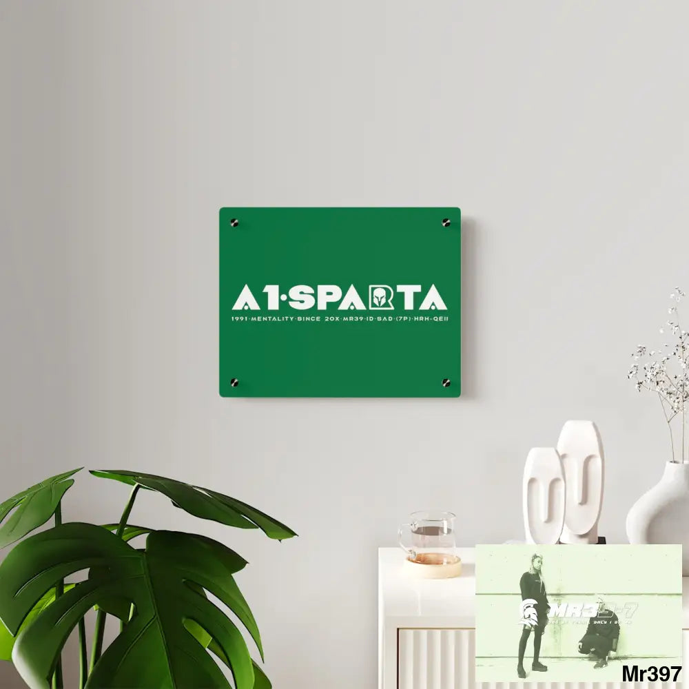 A1-Peace Sparta Acrylic Wall Art Panels Home Decor