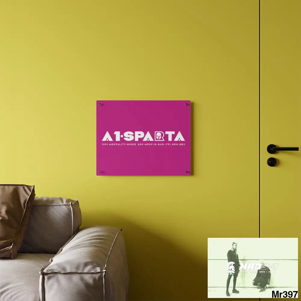 A1-Peace Sparta Acrylic Wall Art Panels Home Decor