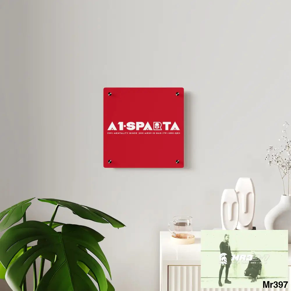 A1-Peace Sparta Acrylic Wall Art Panels Home Decor