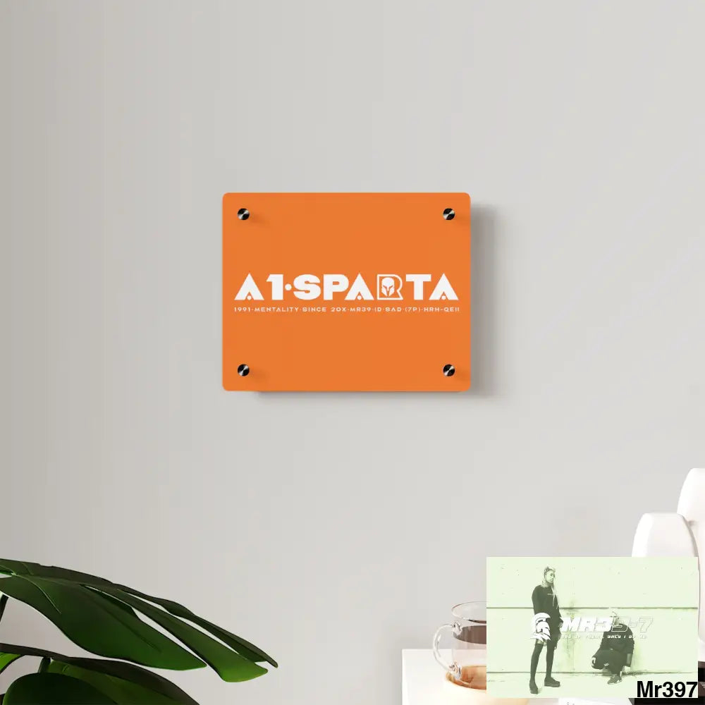 A1-Peace Sparta Acrylic Wall Art Panels Home Decor