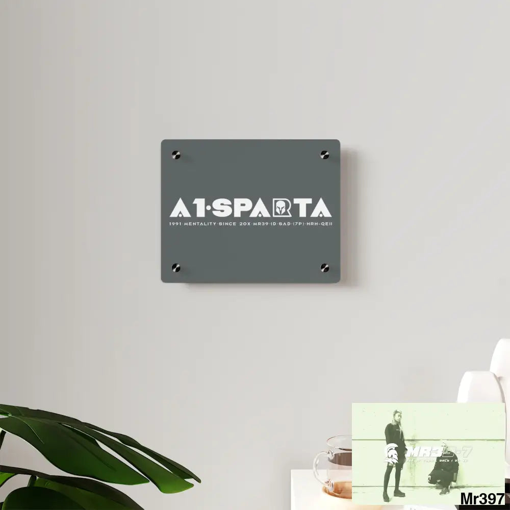 A1-Peace Sparta Acrylic Wall Art Panels Home Decor