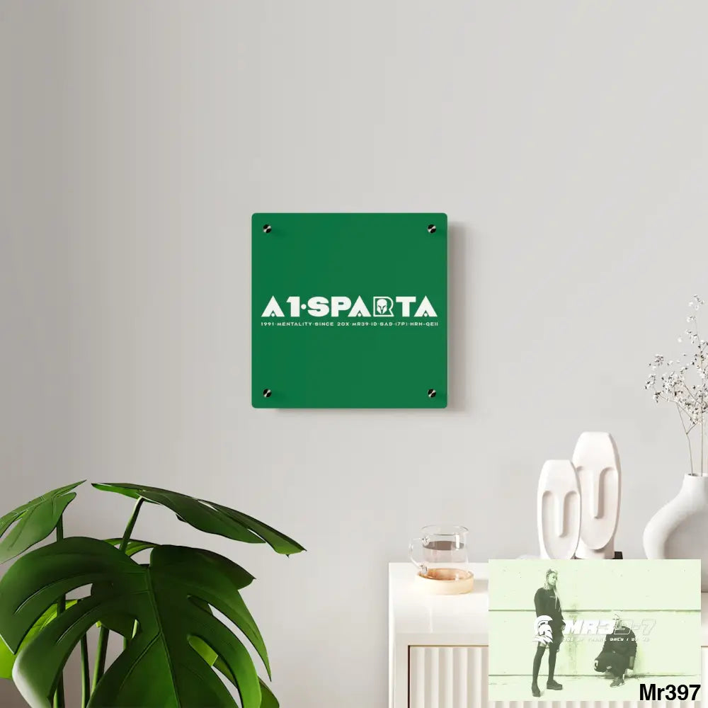 A1-Peace Sparta Acrylic Wall Art Panels Home Decor