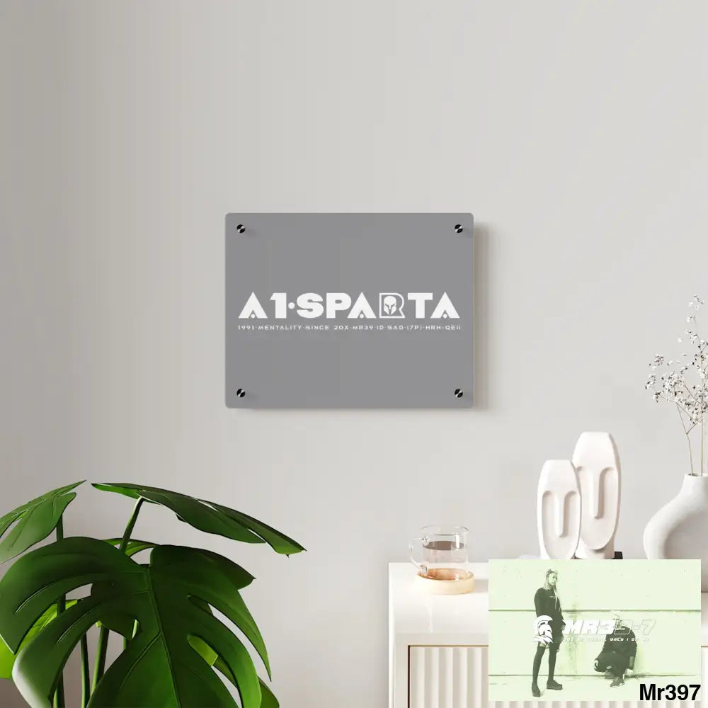 A1-Peace Sparta Acrylic Wall Art Panels Home Decor