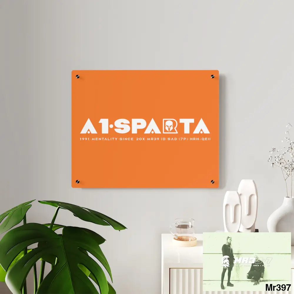 A1-Peace Sparta Acrylic Wall Art Panels Home Decor