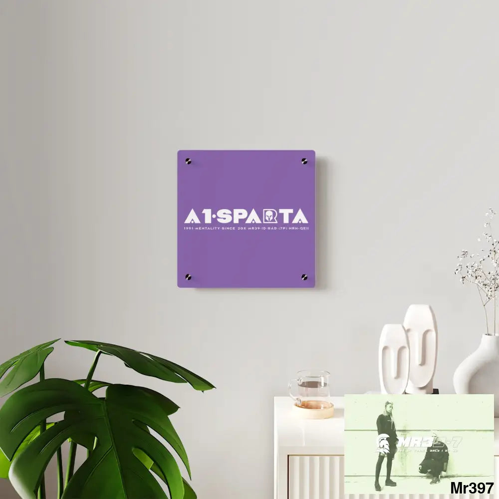 A1-Peace Sparta Acrylic Wall Art Panels Home Decor