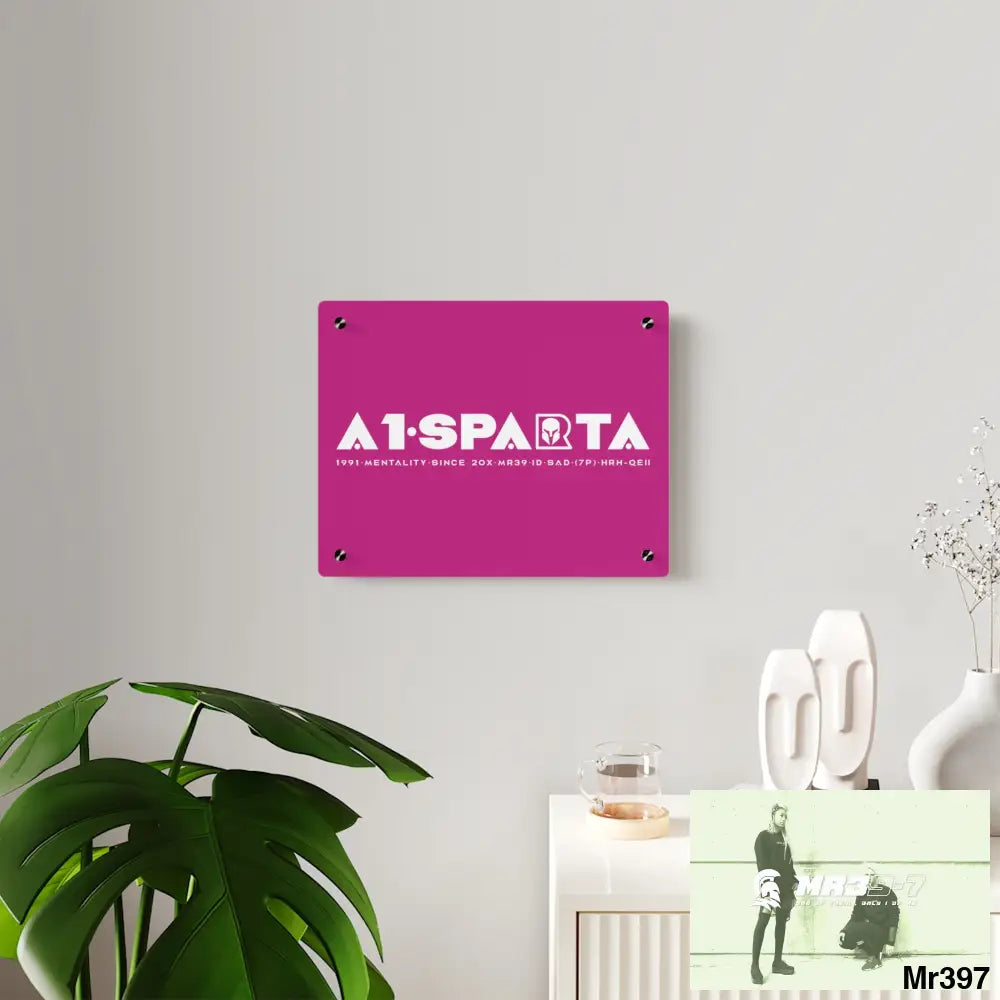 A1-Peace Sparta Acrylic Wall Art Panels Home Decor