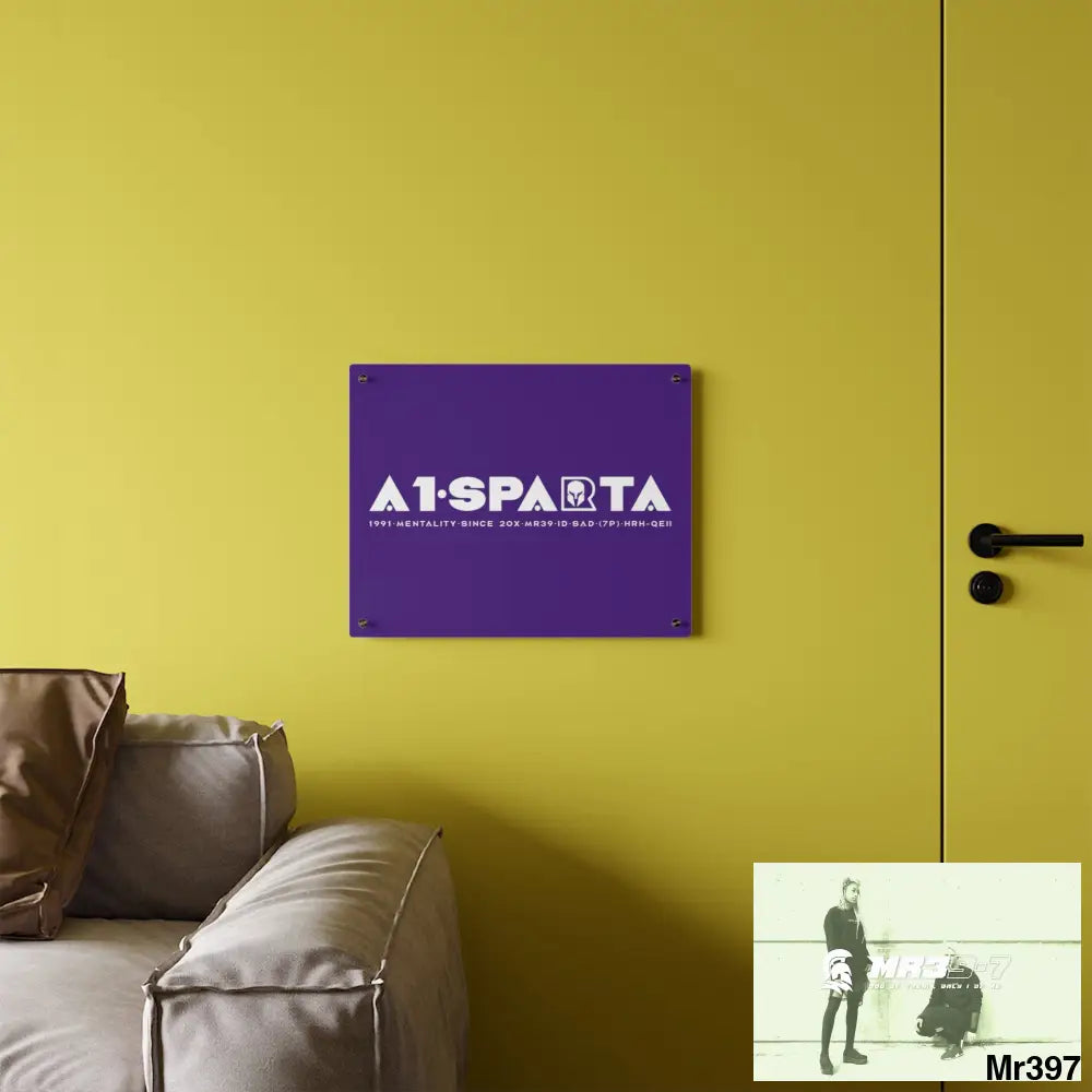 A1-Peace Sparta Acrylic Wall Art Panels Home Decor