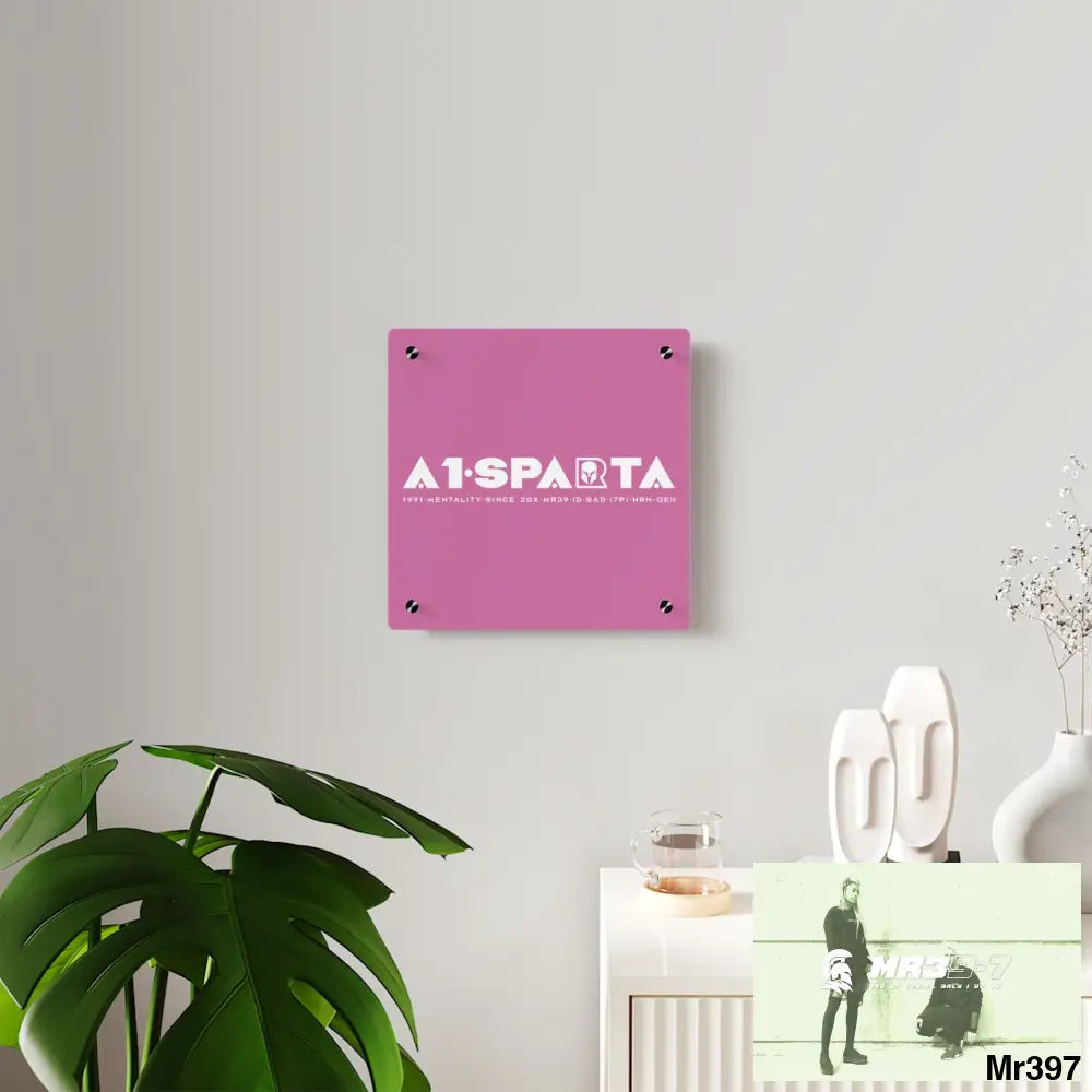 A1-Peace Sparta Acrylic Wall Art Panels Home Decor