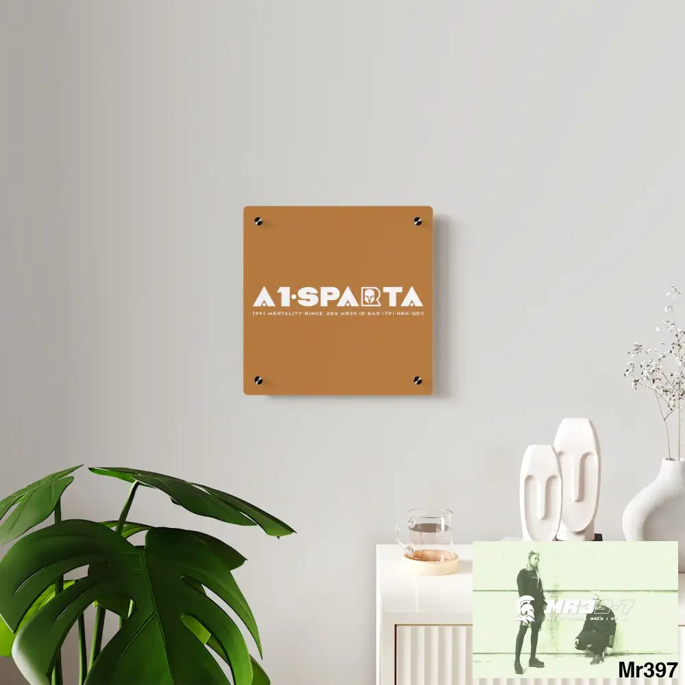 A1-Peace Sparta Acrylic Wall Art Panels Home Decor