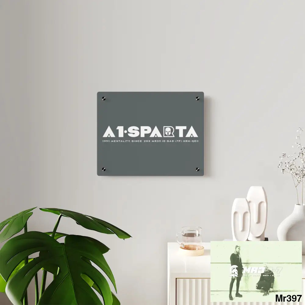 A1-Peace Sparta Acrylic Wall Art Panels Home Decor