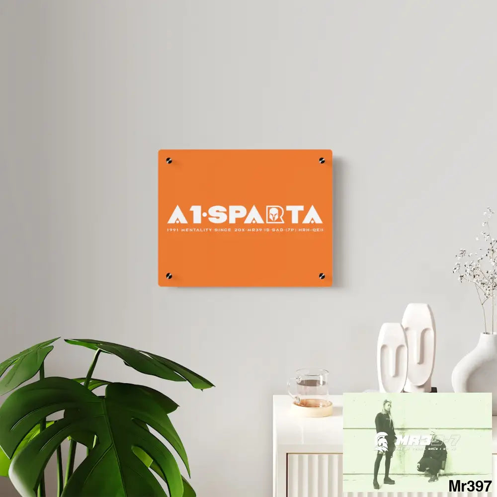 A1-Peace Sparta Acrylic Wall Art Panels Home Decor