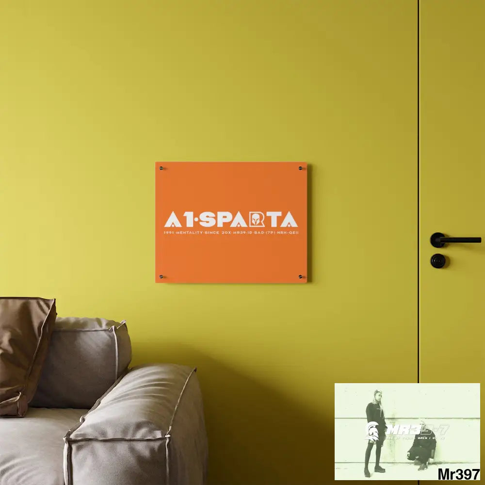 A1-Peace Sparta Acrylic Wall Art Panels Home Decor