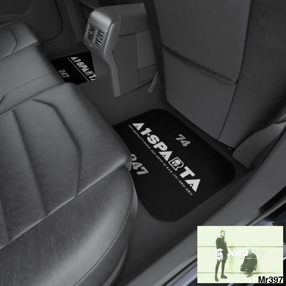 A1-Peace Sparta Car Mats (2x Rear) 2x Rear mats Accessories