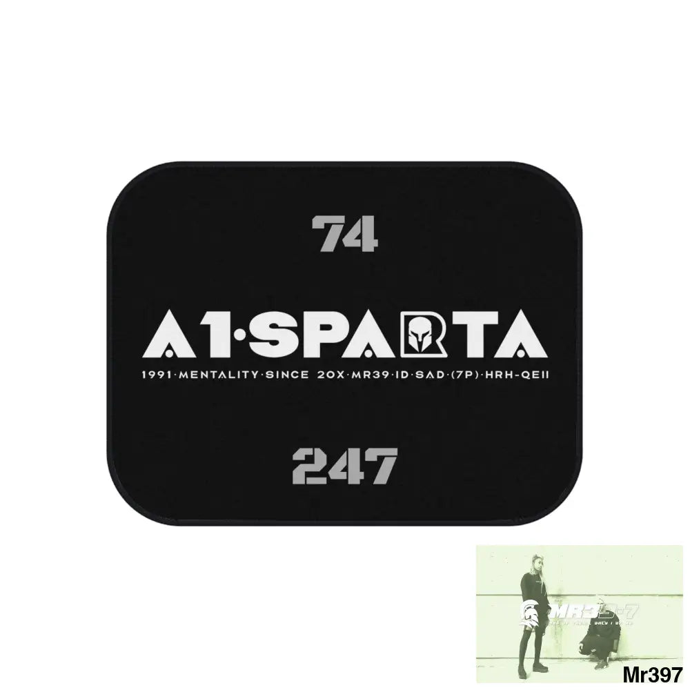 A1-Peace Sparta Car Mats (2x Rear) 2x Rear mats Accessories