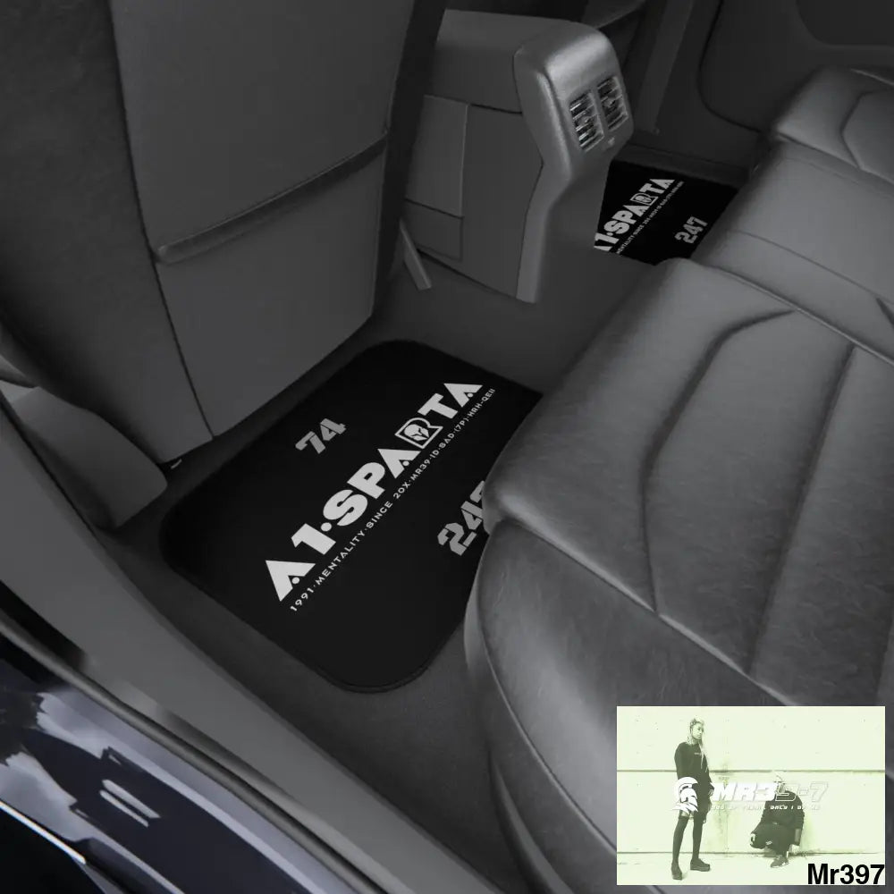 A1-Peace Sparta Car Mats (2x Rear) 2x Rear mats Accessories