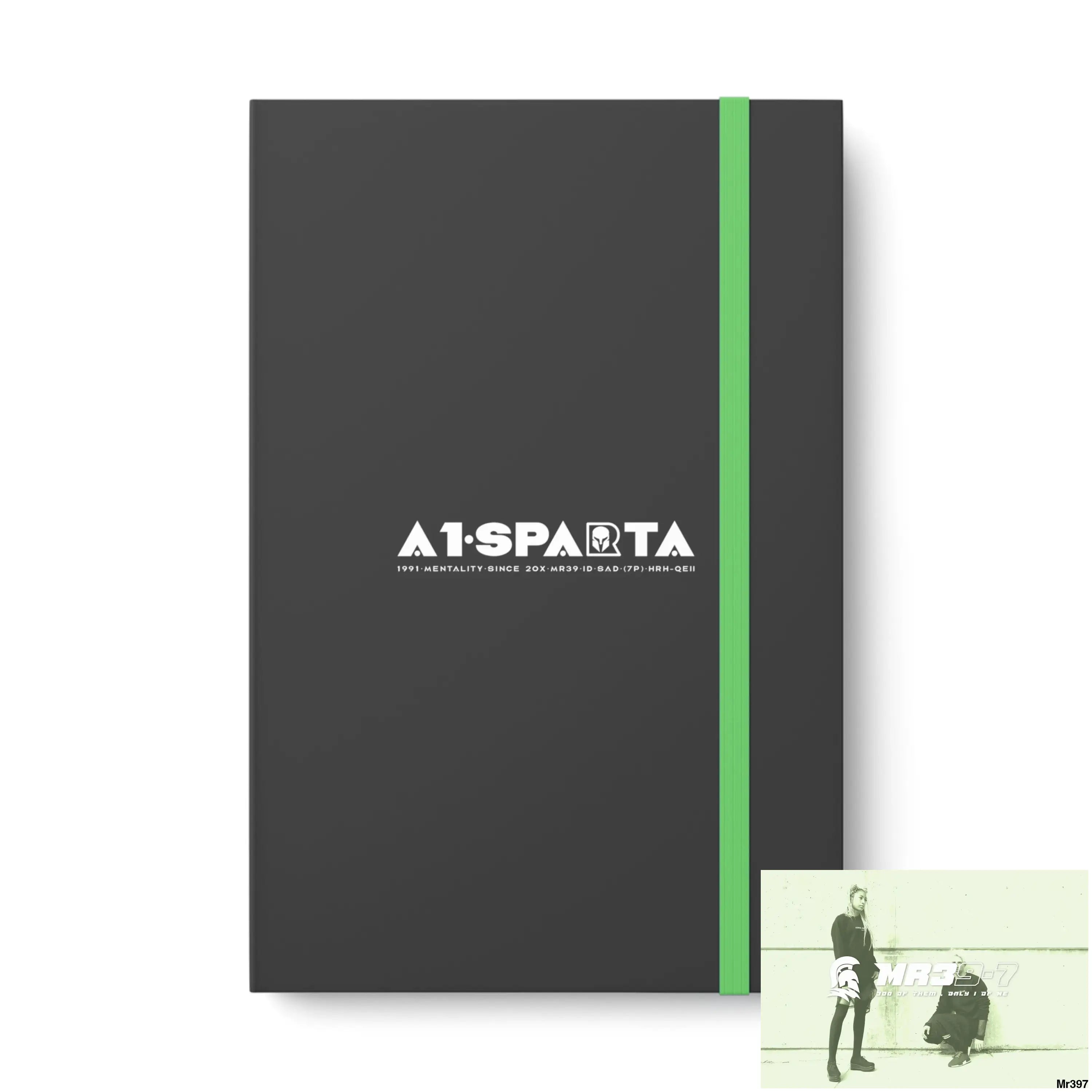 A1-Peace Sparta Color Contrast Notebook - Ruled 5.5’’ x 8.25’’ / Lime / Ruled line Paper products
