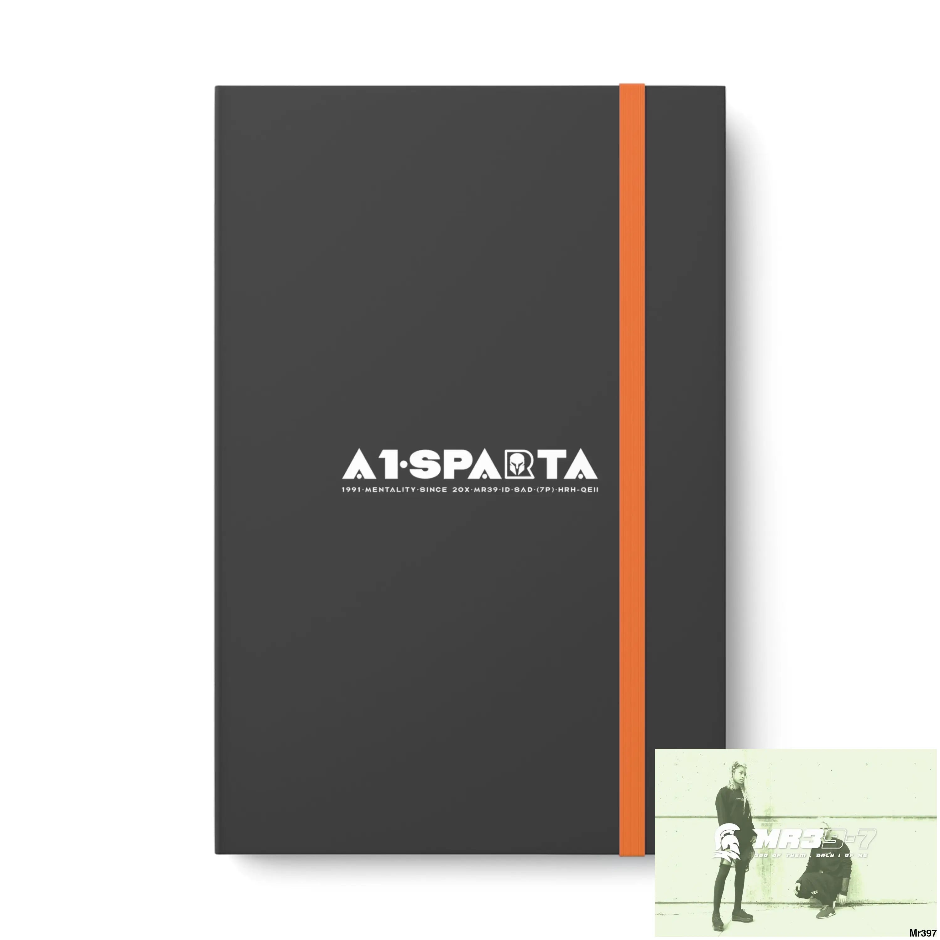A1-Peace Sparta Color Contrast Notebook - Ruled 5.5’’ x 8.25’’ / Orange / Ruled line Paper products