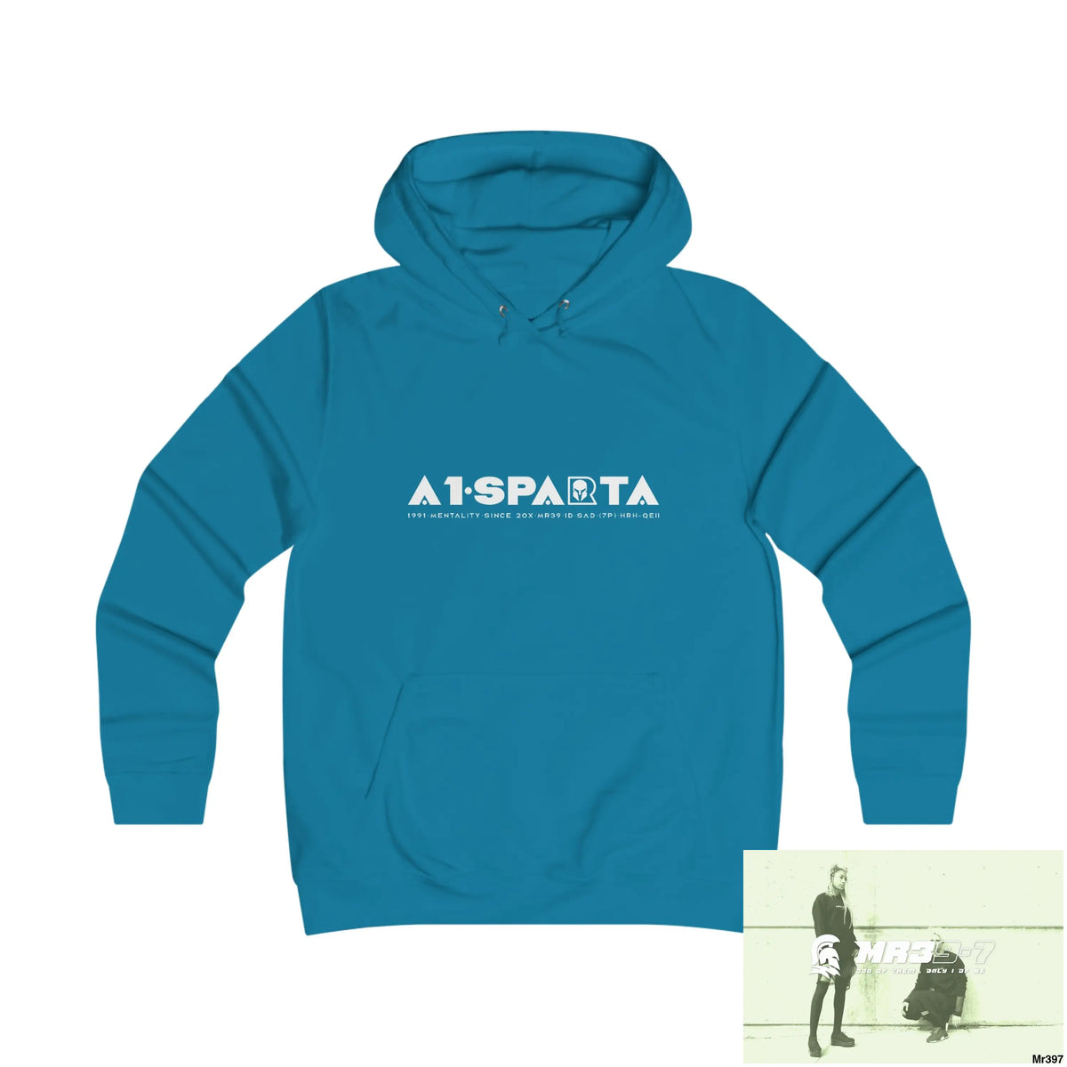 A1-Peace Sparta Girlie College Hoodie S / Sapphire Blue Hoodie