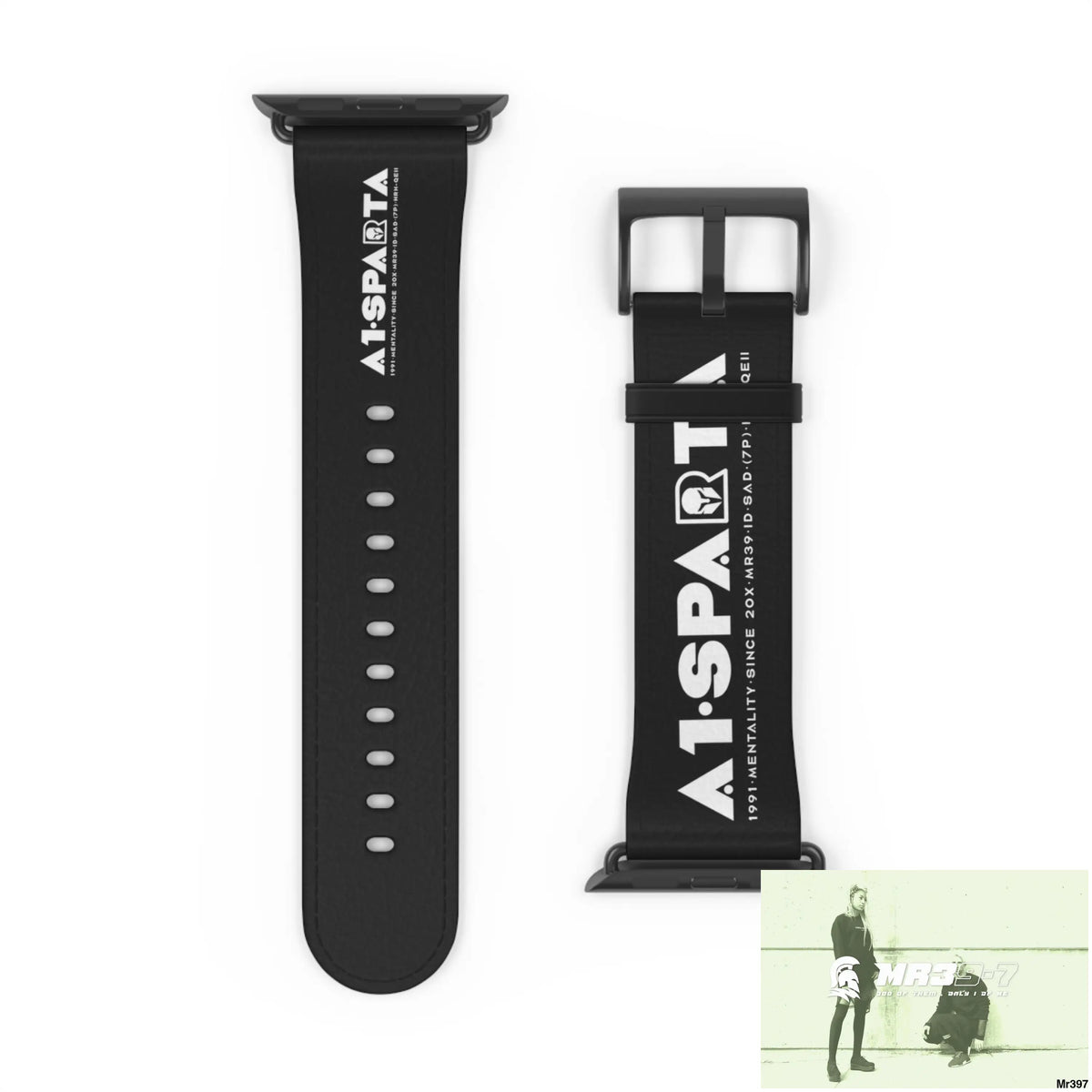 A1-Peace Sparta Watch Band 42 - 45 mm / Black Matte Accessories