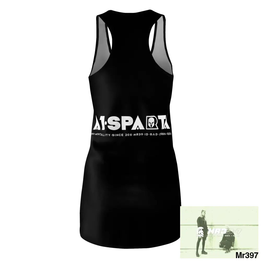 A1- Peace Sparta Woman’s Cut & Sew Racerback Dress (AOP) All Over Prints
