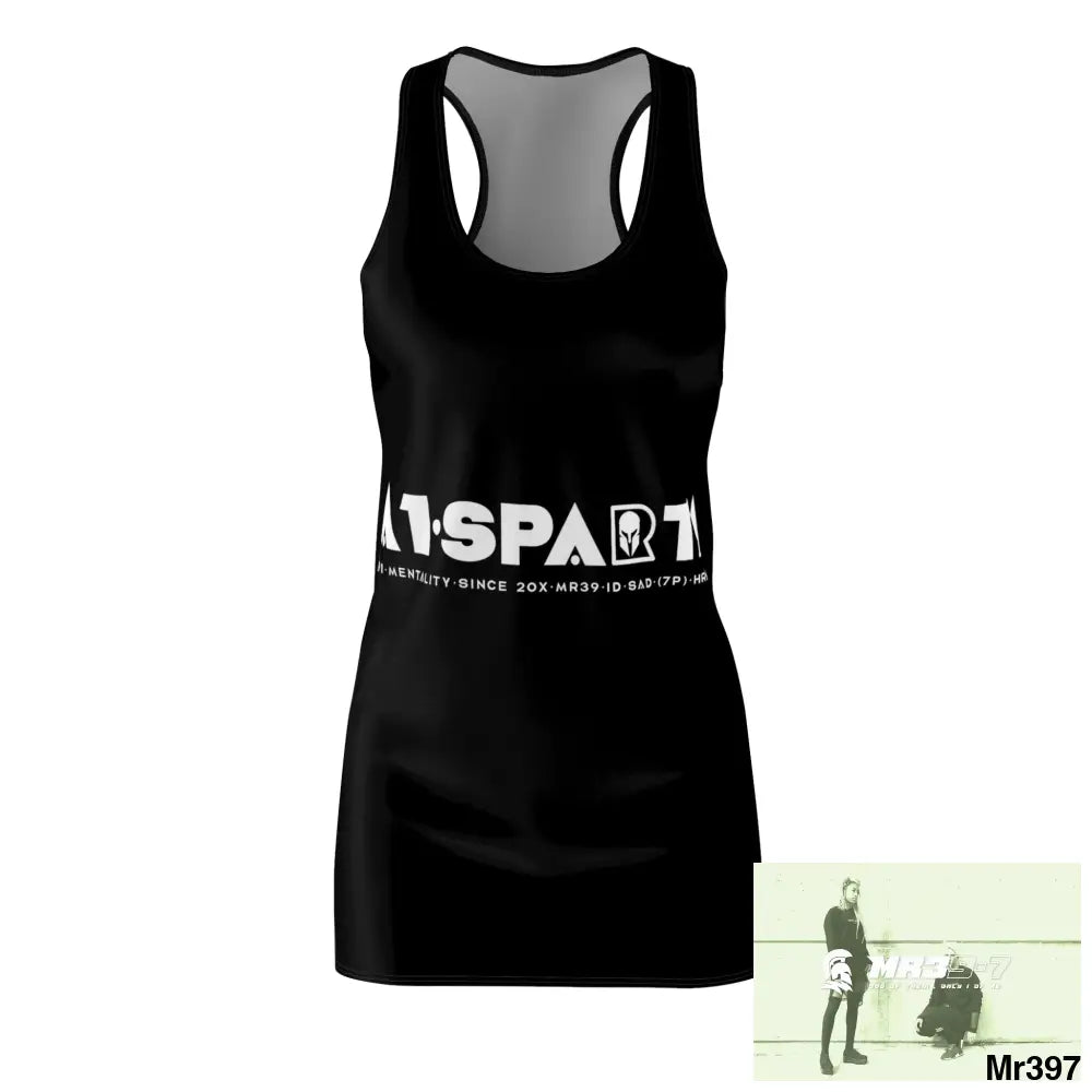 A1- Peace Sparta Woman’s Cut & Sew Racerback Dress (AOP) All Over Prints
