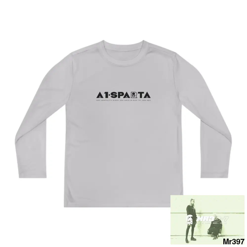 A1-Peace Sparta Youth Long Sleeve Competitor Tee Kids clothes